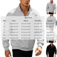 thumbnail image 3 of VgaVtl Sweatshirts for Men Half Zipper Long Sleeve Fall Winter Clothes for Men Pullover Regular Golf Casual Mock Neck Solid, 3 of 9