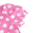 thumbnail image 5 of XXWXYD PolkaDot Girls Dress Short Sleeve 𝖯eter Pan Collar Vintag𝖾 Style Summer Play Casual Par𝗍y Outfit Ages 4-10 Toddler Kid Children Church School Birthday Celebration Gown, 5 of 6