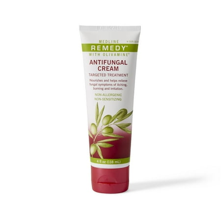 Medline Remedy Antifungal - Remedy Olivamine Antifungal Cream,White,4.00 OZ