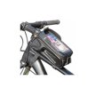 thumbnail image 1 of teléfono Apertura de cable para auriculares Ajuste universal Bolsa para bicicleta con marco frontal con soporte para teléfono para bicicleta, bolsa para bicicleta compatible con Wi, 1 of 5
