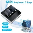 thumbnail image 2 of TONAIN Mini keyboard 2 key mechanical keyboard Game keypad Small keyboard with USB data cable One key Copy, 2 of 4