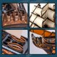 thumbnail image 3 of Maqueta LED 3D de barco Fanbusa HMS Victory con luces LED, 3 of 7