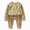 G816-Coffee, variant on Toddler Boys Girls Pajamas Kids 2 Piece Train Kids Pjs Sleepwear Clothes Set