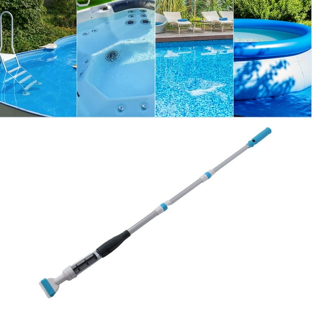 Potente Limpiador De Piscinas, Aspiradora De Piscina Inalámbrica De Succión Fuerte De Aluminio Con Reducción De Ruido Para Limpieza De Piscinas