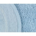 thumbnail image 5 of Home Weavers Inc Double Ruffle Collection 100% Cotton Non-Slip Bathroom Rug Set, Machine Washable Bath Rug, 5 Piece Bath Mat Set with Contour Blue, 5 of 5