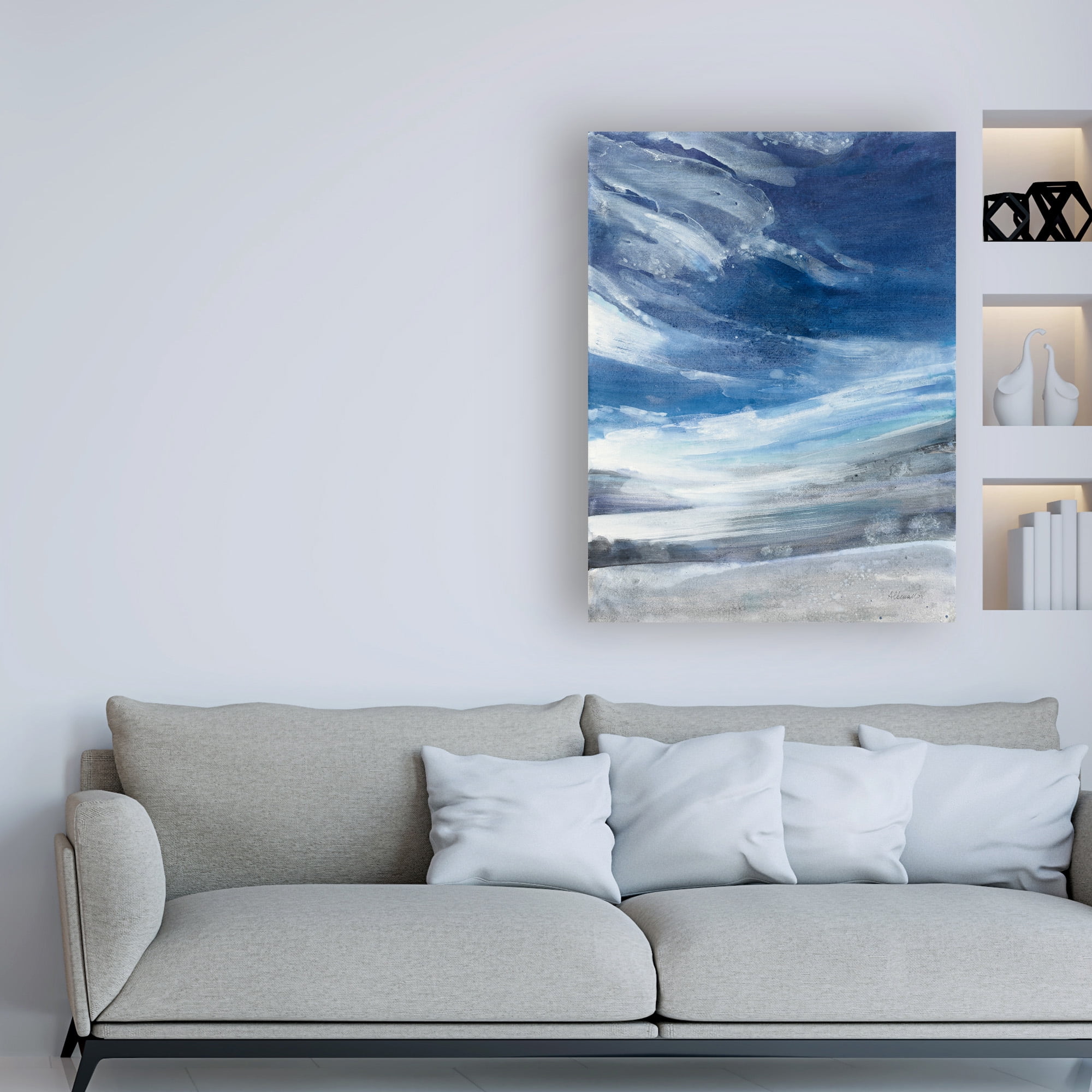 Trademark Fine Art 'The Lake Painting' Canvas Art by Albena Hristova