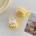 thumbnail image 2 of For AirPods 3rd 2021 Smooth TPU TPU Shockproof Cute Yellow Cheese Patterned Earphone Case With Keyring Key Chain Cover Kawaii Fun Protective Case, 2 of 5