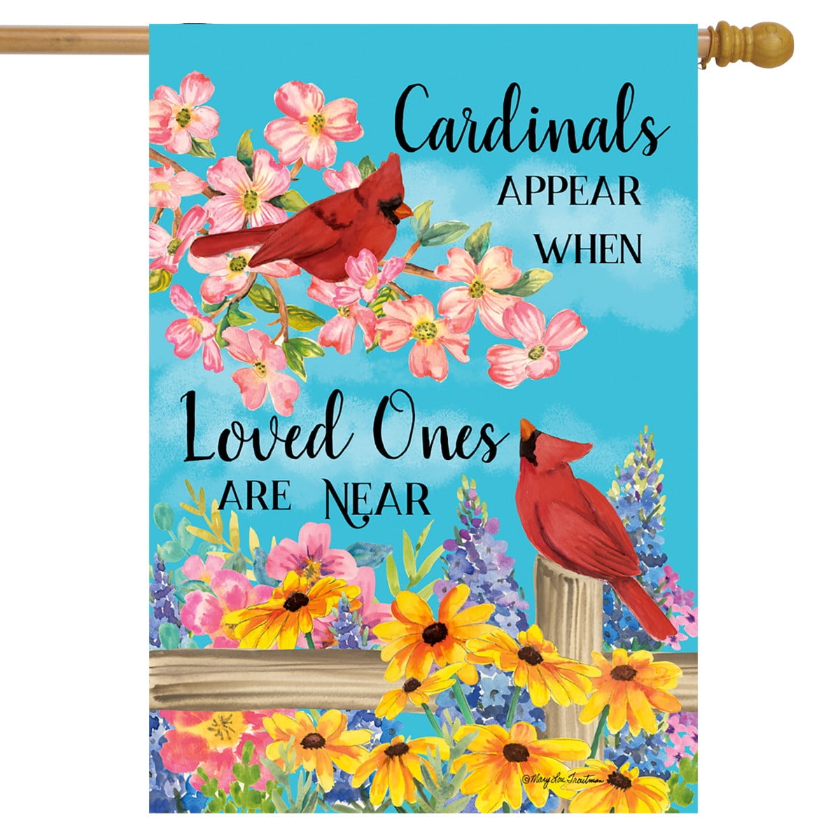Briarwood Lane Cardinals Appear House Flag