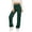 69Dark Green417, variant on Casual Straight Leg Pants For Women High Waist Button Closure Trousers With Pockets Home Lounging Stylish Slacks
