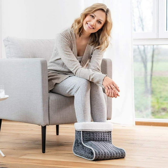TIMIFIS Heated Blanket Home Essentials Electric Foot Warmer For Men And Women, Quick Foot Heating Pad, Six-speed Temperature Control, Machine Washable Foot Warmer Under The Table
