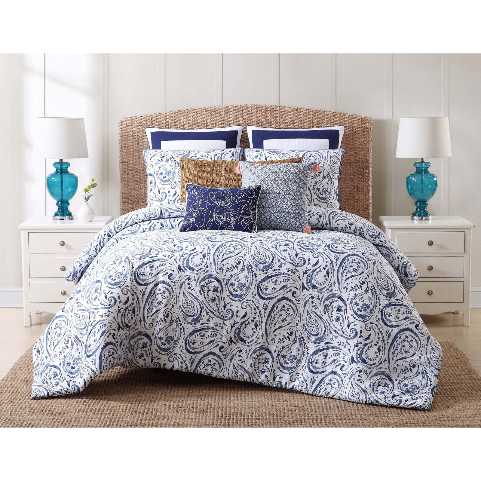 Indienne Cotton Comforter Set by Oceanfront Resort - Walmart.com