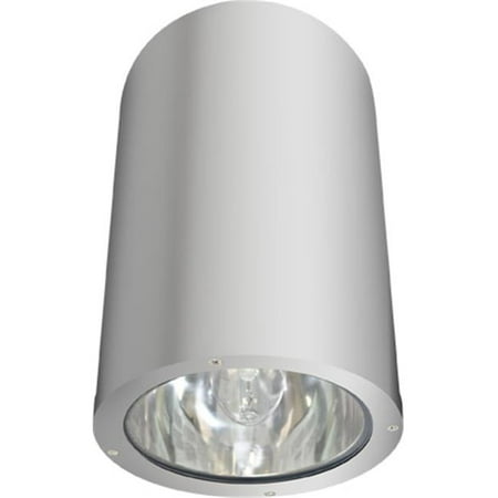 

13.81 x 8.06 x 8.06 in. 120 V 70 watts Powder Coated Cast Aluminum Cylinder Ceiling Fixture with Double Ended Metal Halide Lamp Aluminum