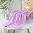 thumbnail image 2 of XGFHYJEH Hand Towel, Towel Clearance, Hand Towels Under $5, Hand Towels for Bathroom, Spring Hand Towel, Towel For Bath, Hand, Face, Gym, Spa, cloth, 35x75cm, light purple, 2 of 5