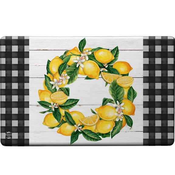 Briarwood Lane Lemon Wreath Comfort Mat
