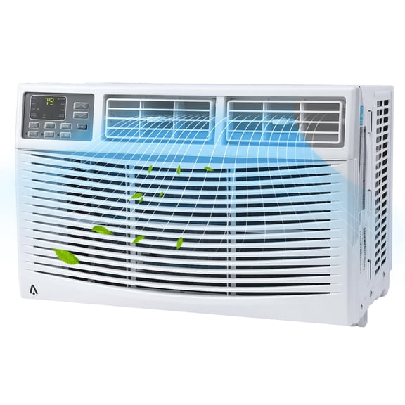 8000 Btu Window Air Conditioner Fast Cooling 350 Sq.ft., Indoor Ac Unit With Remote Control, Wi-Fi Enabled, 115V Mini Air Conditioner For Bedroom With 3 Cooling Modes
