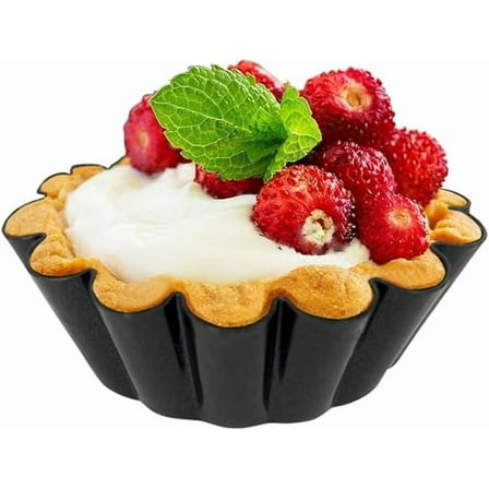 2-Inch Egg Tart Molds 12Pcs Non-Stick Bakeware Set for Bread Meat Oven Instant Pot Baking - Send Goods From Local Warehous