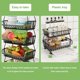 thumbnail image 5 of Fruteros de Cocina Modernos 6 Niveles, Carrito Organizador de Almacenamiento Cocina, Estante Organizador de Cocina, Organizador de Frutas y Verduras Metal, Frutero con Cajones y Ruedas, 5 of 7