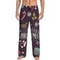 thumbnail image 1 of Fotbe Merry Christmas Pantalones de Pijama para Hombre, Pantalones de Dormir, Pantalones de Casa con Cintura Ajustable y Bolsillos-Large, 1 of 6