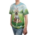 thumbnail image 4 of Happy Easter Hello Spring Soft Coated Wheaten Terrier Playing Football All Over Print 3D Shirt Unisex Merch Wheatie Dog Lover - 13003, 4 of 6