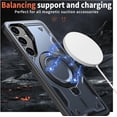 thumbnail image 2 of Funda Magnética para Samsung Galaxy S25 Plus Funda con soporte [Compatible con MagSafe] Protección Militar contra Caídas Funda Duradera de TPU para teléfono PC a prueba de golpes, 2 of 6