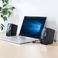 thumbnail image 2 of Sanwa Supply USB speaker (compact, USB power supply) MM-SPL15UBK, 2 of 5