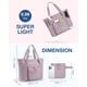 thumbnail image 2 of Bolsa de mano BAGSMART para mujer plegable con bolsa de almacenamiento, color morado, 2 of 7