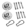 thumbnail image 1 of HORIALENCE 2Sets Durable and Reliable Hammock Chair Mounting Bracket for Home Decor, 1 of 6