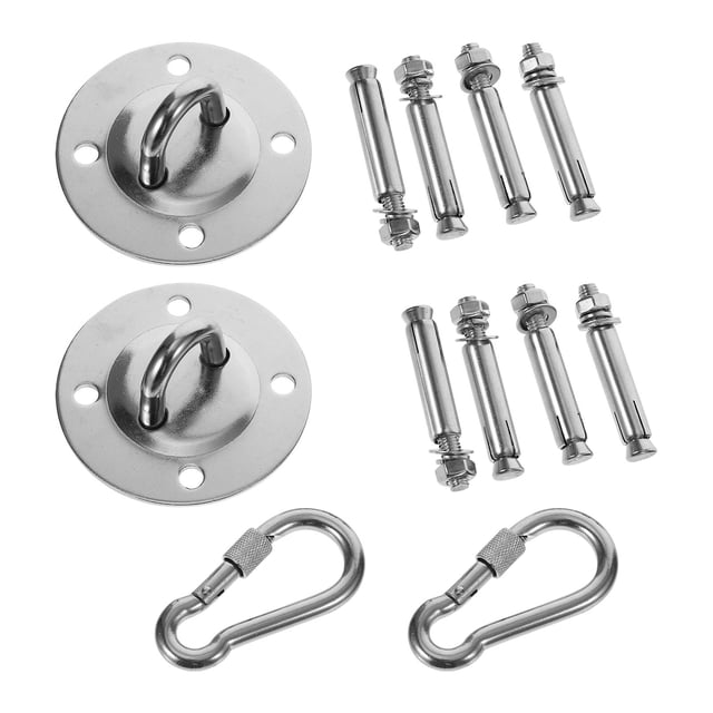 HORIALENCE 2Sets Durable and Reliable Hammock Chair Mounting Bracket for Home Decor