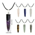 thumbnail image 3 of Sonducket Hexágono Columna Encanto Exquisito Aniversario de vacaciones Colgantes Colgantes Encantos de cristal Pendiente Accesorios Type3 NO3, 3 of 6