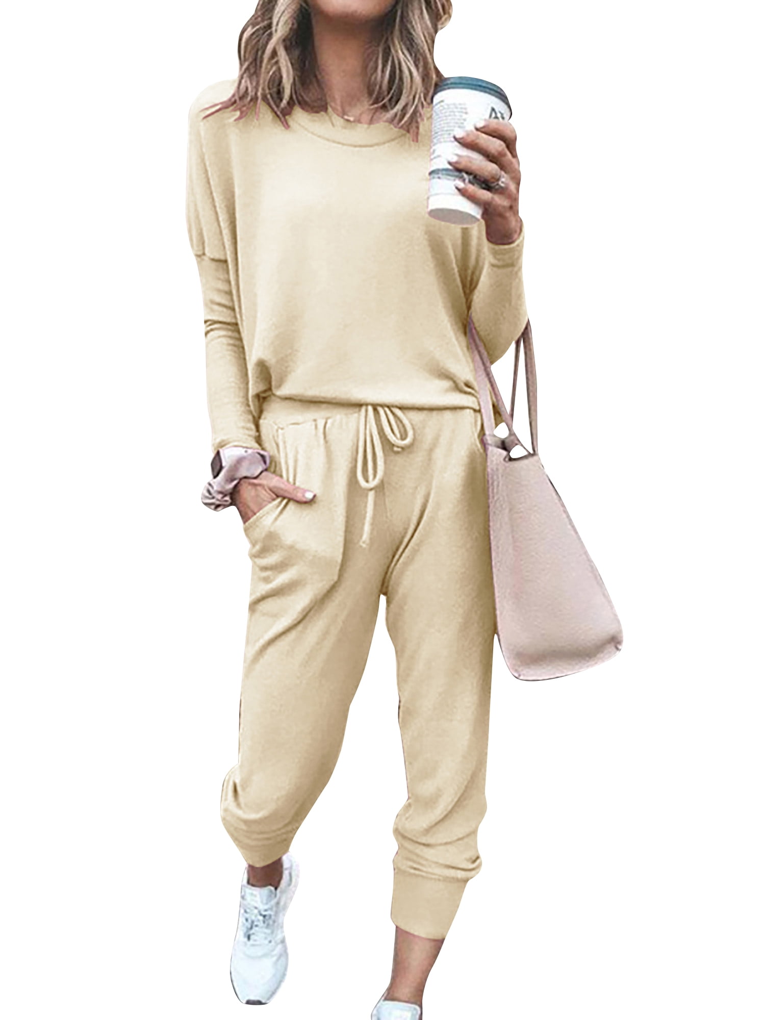 cream womens tracksuit