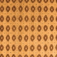 thumbnail image 1 of Ahgly Company Indoor Square Abstract Orange Modern Area Rugs, 4' Square, 1 of 4