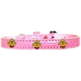 thumbnail image 6 of Chickadee Widget Croc Dog Collar Light Pink Size 12, 6 of 11