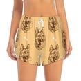 thumbnail image 4 of Lsque German Shepherd Dog Printed Women's Running Shorts with Liner Pockets,Elastic Quick Dry Workout Athletic Gym Yoga Shorts,Womens High Waist Shorts-Medium, 4 of 9