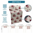 thumbnail image 6 of Pink Spring Floral Table Runner 72 Inches, Farmhouse Flowers Modern Art Bed Runner Dresser Scarves Tabletop for Indoor Outdoor Parties/Ceremony/Banquet, 18" x 72", 6 of 8