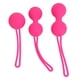 thumbnail image 4 of 3 piezas de pelota de entrenamiento de músculos del suelo pélvico para mujeres, pelota de ejercicio para fortalecer el suelo pélvico, color rosa, 4 of 10
