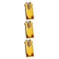 thumbnail image 3 of maskred Mode Femmes Plage Vacances Robe Boho Ethnique Élégante Robe en Vrac Jaune 3Set, 3 of 6