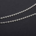 thumbnail image 3 of Silver Circle Chain Bra Body Chain Clothing Chain, Metal Brass Bar Pendant, Body Chain, 3 of 5