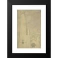 thumbnail image 2 of Marius Bauer 13x18 Black Modern Framed Museum Art Print Titled - Design for a Church (1877 - 1932), 2 of 5