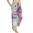 thumbnail image 2 of The Midnight Gospel Cartoon Women's Pajama Pants Lounge Daily Novelty Cozy Sleep Bottoms Pants Sleepwear With Pockets, 2 of 8
