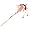 thumbnail image 3 of Dangle Hair Stick Palillo Flor Horquilla Chignon Pin Borla Colgante Decoración Zulema Palillos para el cabello para las mujeres, 3 of 8