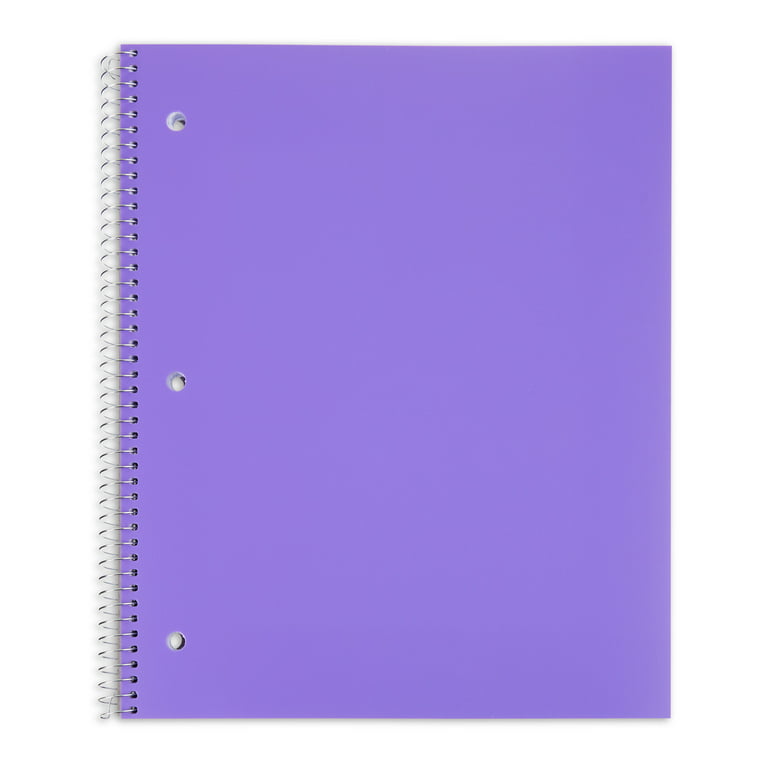 Pen+Gear Poly 1-Subject Notebook, College Ruled, 100 Heavyweight Sheets 
