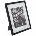 thumbnail image 2 of The Display Guys – Solid Pine Wood Picture Frame with Mat and Tempered Glass – Wall Mounting & Tabletop - 11" x 14" - 4 Pack - Black, 2 of 7