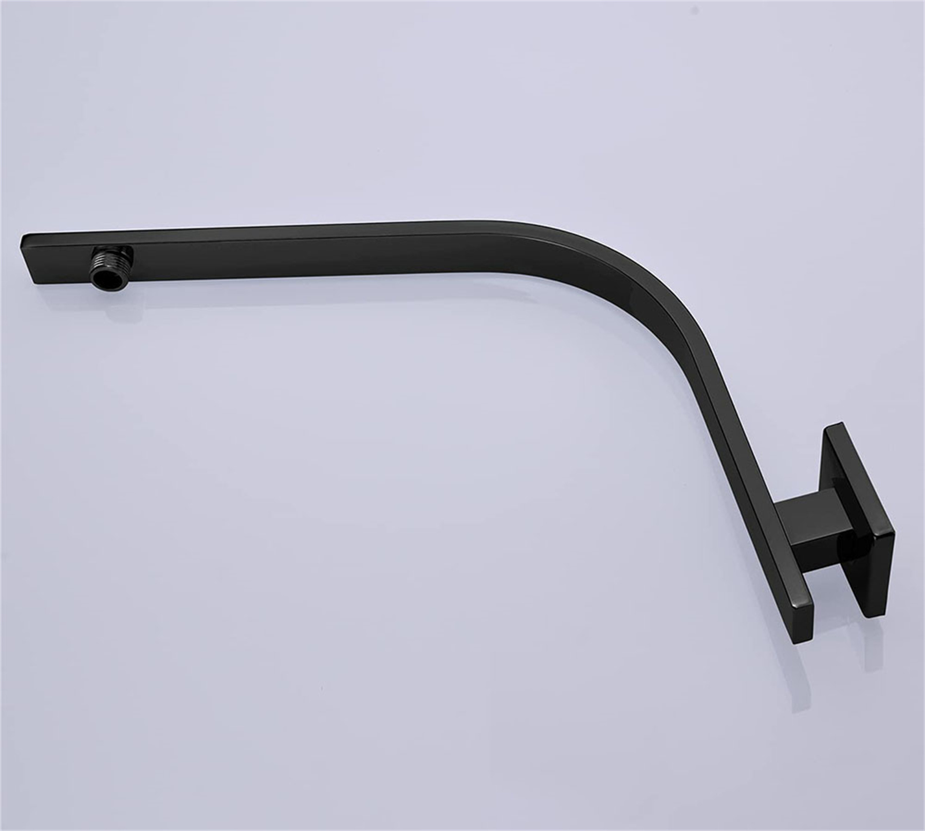 Shower Arm with Flange Wall Mounted Square Shower Head Extension Arm