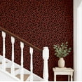 thumbnail image 3 of S4Sassy Leopard Print Wallpaper- Animal Theme Removable Walls Covering, 25" x 360" Self-Adhesive Vinyl Wall Paper, Decorative Wallwrap, Easy DIY Walls Covering For Bedroom, Living Room- Red, 3 of 9