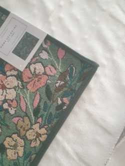 Home Decor Inc. Garden Floral Tapestry  Mat – 20" x 30", Polyester Yarn, Soft & Durable