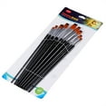 thumbnail image 2 of Kiplyki Nylon Hair Flat Brush Pointed Pen Black Oil Brush Painting Pen Set, 2 of 2