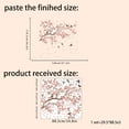 thumbnail image 5 of Large Pink Flower Tree Branch Wall Decals Cherry Blossom Tree Floral Birds Wall Stickers DIY Peel and Stick Art Decals Baby Nursery Kids Bedroom Toddler Room Wall Decor, 5 of 7