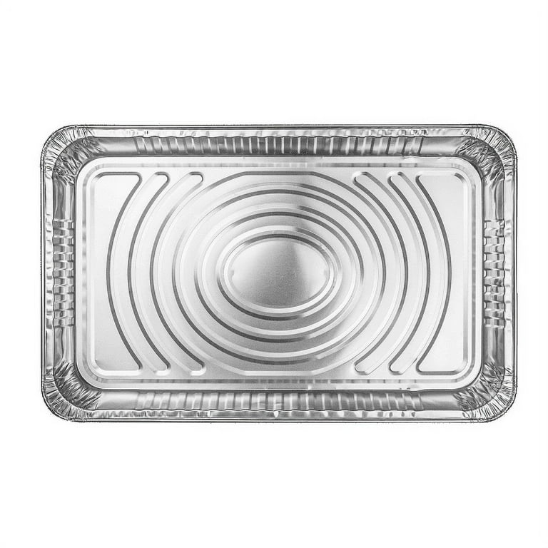 Karat Full Size Standard Aluminum Foil Medium Depth Steam Table Pans - 50 ct, Size: 30 Count with Lids