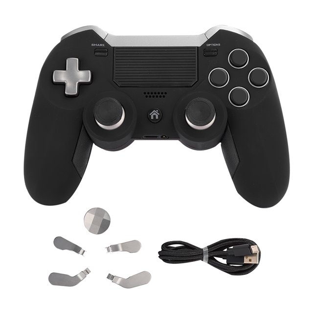 Controlador de juegos inalámbrico Bluetooth para PS4, juegos de PC, suministros multifunción para Gamepad
