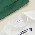 thumbnail image 4 of Newborn Infant Baby Girl Boy Golf Outfit Daddy's Future Golfing Buddy Short Sleeve Romper +Golf Pants +Hat 3Pcs Clothes Set, 4 of 7